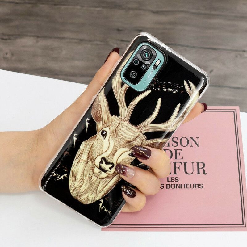 Θήκη Xiaomi Redmi Note 10 / 10S Fluorescent Majestic Deer